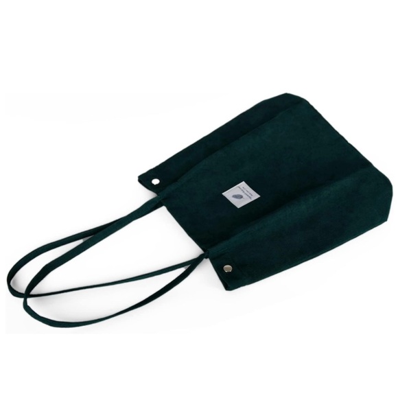 New Corduroy Shoulder Tote Bag - Picture 6 of 7